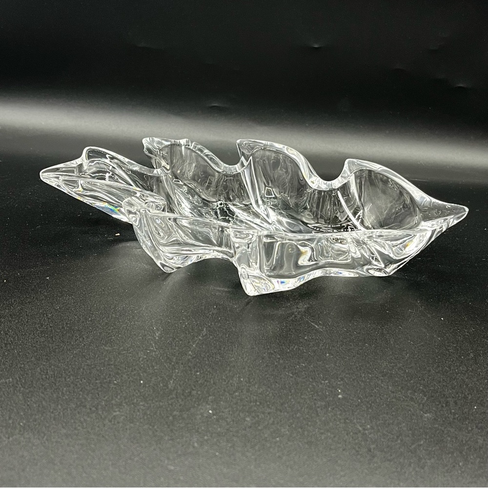 Marquis Waterford Crystal Oak Leaf Dish - Picture 15 of 15
